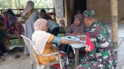 Babinsa dan Tenaga Kesehatan Bergandeng Tangan Wujudkan Posyandu Sehat di Pusuk Lestari