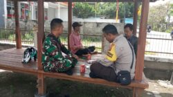 Bhabinkamtibmas dan Babinsa Ajak Warga Sengkerang Sukseskan MotoGP 2025