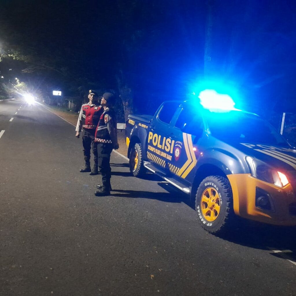 Polres Lombok Barat Rutin Gelar Patroli Preventif di Bypass Bandara Lombok