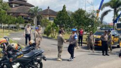 Patroli Skala Besar TNI-Polri Jaga Keamanan di Lombok Barat
