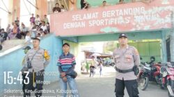 PORKAB Sepak Bola Sumbawa 2025, Polres Sumbawa Pastikan Kegiatan Aman dan Terkendali