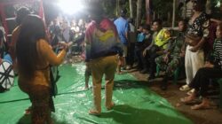 Sinergitas Bhabinkamtibmas dan Bhabinsa Amankan Hiburan Rakyat di Acara Pernikahan Warga Binaan