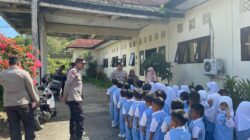 Kunjungan TK Negeri 2 Sekongkang ke Mapolsek Sekongkang, Dikenalkan Tugas dan Fungsi Polri