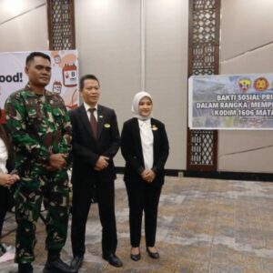 Kebersamaan TNI, Masyarakat dan Hotel Santika di Mataram