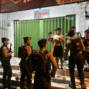  Antisipasi 3C, Unit Turjawali Sat Samapta Polres Bima Kota Gelar Patroli Malam