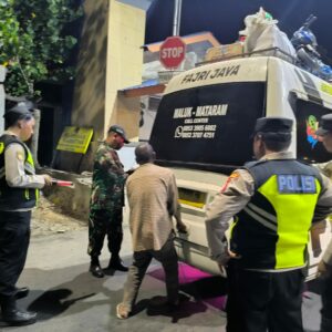 POLSEK KAWASAN PELABUHAN POTO TANO GELAR KRYD ANTISIPASI GANGGUAN KAMTIBMAS