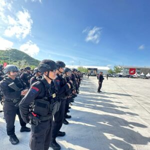 Siap Amankan MotoGP, Polda NTB Gelar Apel Personel Pengamanan Operasi Mandalika Rinjani 2025