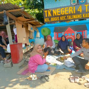 Bhabinkamtibmas Kelurahan Bugis Laksanakan Sambang dan Himbauan.