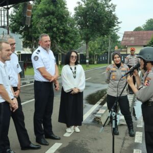 Kunjungan Delegasi Kepolisian Prancis Perkuat Kerja Sama dan Motivasi Calon Bintara Polwan