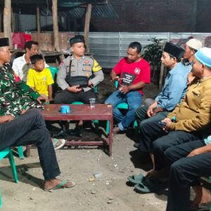 Peduli dalam setiap situasi, Bhabinkamtibmas Desa Seran Turut Berbela Sungkawa