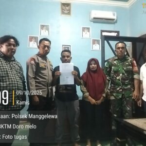 BHABINKAMTIBMAS DESA DORO MELO POLSEK MANGGELEWA POLRES DOMPU BERSAMA TIGA PILAR SELARASKAN KONFLIK SOSIAL DAN HIMBAU WARGA CEGAH TINDAKAN MAIN HAKIM SENDIRI