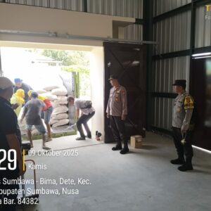 Dukung Ketahanan Pangan, Gudang Milik Polri di Polsek Lape Jadi Lokasi Serapan Jagung Bulog