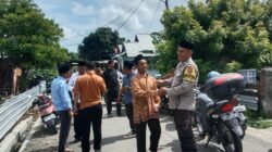 BHABINKAMTIBMAS DESA GOA HADIRI TAKZIAH DAN HIMBAU WARGA JAGA KONDUSIFITAS