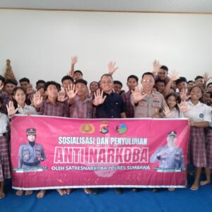 Cegah Narkoba Sejak Dini, Sat Resnarkoba Polres Sumbawa Sasar Pelajar SMP