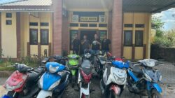 Tim Opsnal Polsek Asakota Gagalkan Peredaran Belasan Sepeda Motor Bodong Berbagai Merek