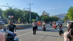 Polsek Rasanae Barat Laksanakan Rawan Pagi, Perlancar Arus Lalu Lintas Dan Ciptakan Keamanan Bagi Pengguna Jalan