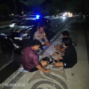 Polsek Labuhan Badas Gelar Patroli Blue Light di Lokasi Rawan dan Objek Vital