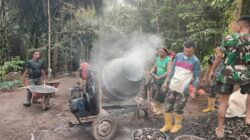 Satgas TMMD Mulai Kerjakan Rabat Jalan di Giri Madia