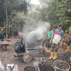 Satgas TMMD Mulai Kerjakan Rabat Jalan di Giri Madia