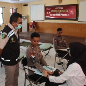Peringati Hari Jadi Humas Polri ke-74, Polres Bima Kota Gelar Donor Darah Serentak