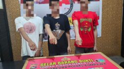 Polres Sumbawa Bekuk Tiga Pria di Buer, Sita 12,56 Gram Sabu