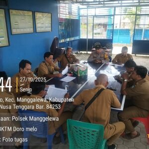BHABINKAMTIBMAS DESA DORO MELO AJAK WARGA DUKUNG PROGRAM KAMTIBMAS DAN PERBAIKAN PENYALURAN BLT