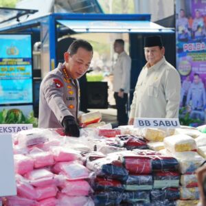 Prabowo Apresiasi Upaya Polri Cegah Peredaran Narkoba di RI