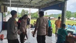 Polsek Taliwang Amankan Jalannya Turnamen Sepak Bola Kades Cup III di Desa Sermong