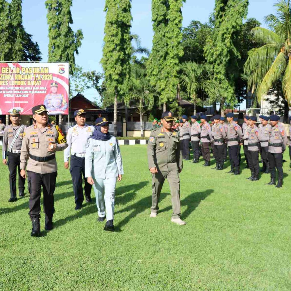 Tingkatkan Disiplin Lalu Lintas, Polres Lombok Barat Gelar Operasi Zebra Rinjani