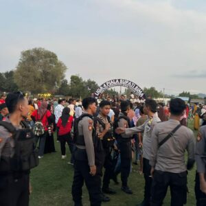Polres Bima Optimalkan Pengamanan Final Turnamen Sepak Bola Piala Bupati Bima Tahun 2025