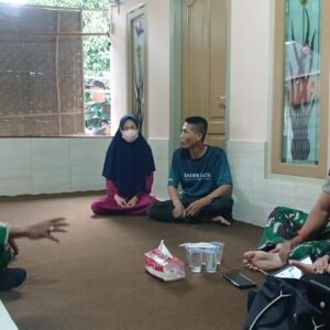 Wujud Kepedulian Kodim 1606/Mataram Bagi Keluarga Prajurit Sakit