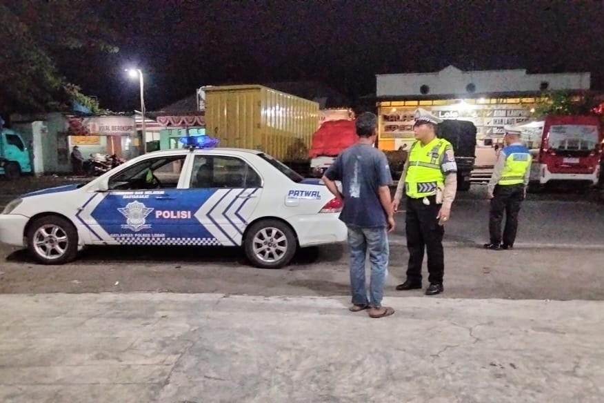 Malam Aman di Lombok Barat: Polisi Antisipasi Balap Liar dan Kejahatan Jalanan