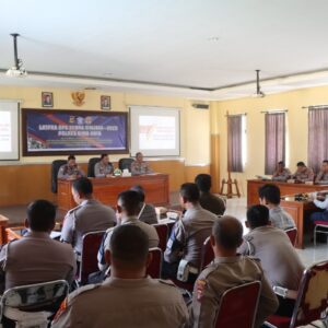 Menjelang Operasi Zebra 2025, Polres Bima Kota Laksanakan Lat Pra Ops di Rupatama
