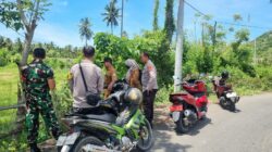 BHABINKAMTIBMAS DESA BANJAR LAKUKAN SAMBANG DESA DAN MONITORING LAHAN PERTANIAN