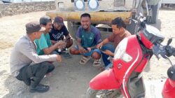 Personel Polsek Kawasan Pelabuhan Laut Bima Laksanakan Patroli Rutin dan Sosialisasi Layanan 110