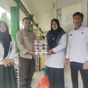 Pastikan Penyaluran 4495 Porsi MBG Tepat Sasaran di Kawal Ketat Oleh Personel Polsek Bolo