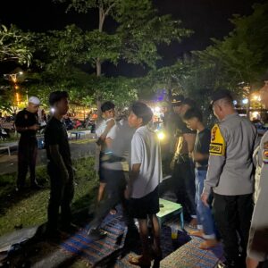 Polres Bima Kota Gelar Kegiatan Rutin yang Ditingkatkan (KRYD) untuk Antisipasi Gangguan Kamtibmas