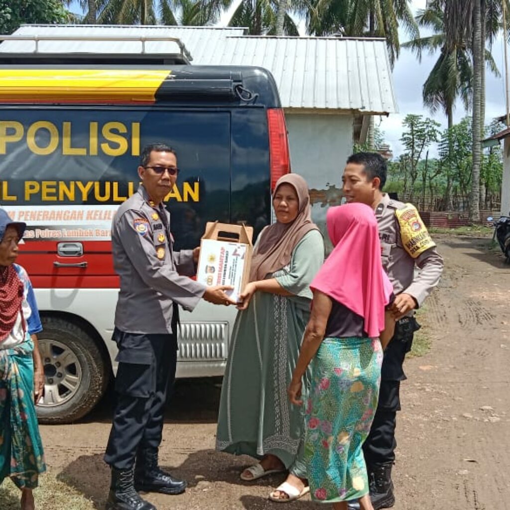 Polres Lombok Barat Gelar Nutrisi Mantap di Madak Belek