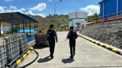 Unit Pamobvit Sat Samapta Polres Bima Kota Lakukan Pengamanan Objek Vital PLTMG Bonto Bima