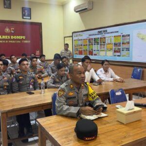 POLRES DOMPU LAKSANAKAN PENDATAAN LAPORAN DAN TINDAK LANJUT WHISTLE BLOWER SYSTEM & SP4N-LAPOR Dompu, 8 Desember 2025