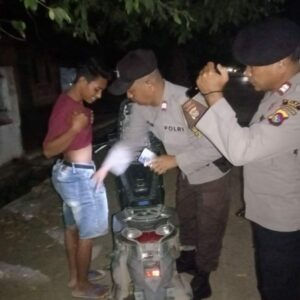 Razia dan Sweeping Jelang Perayaan Nataru, Polsek Belo Amankan 7 Unit SPM Yang Menggunakan Knalpot Brong