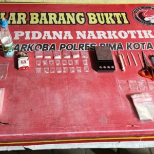 Tim Opsnal Sat Resnarkoba Polres Bima Kota Kembali Amankan 22 Paket Sabu Siap Edar di Desa Rai Oi Sape