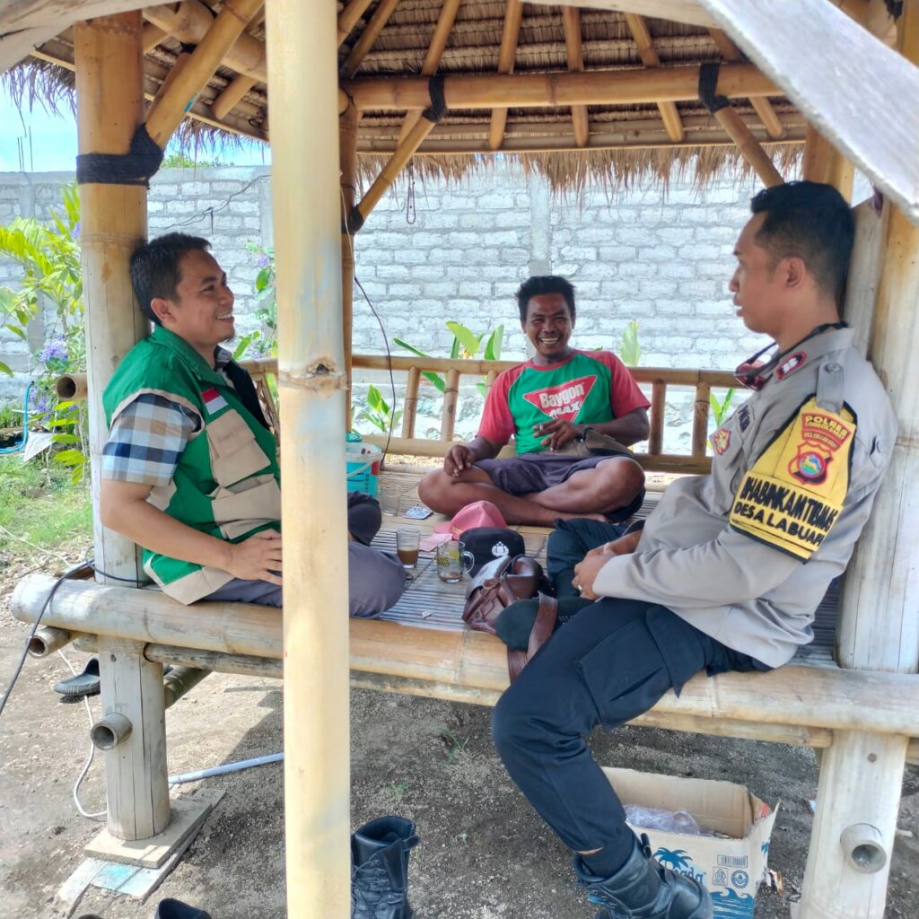 Strategi Polsek Labuapi Jaga Ketahanan Pangan dan Kamtibmas