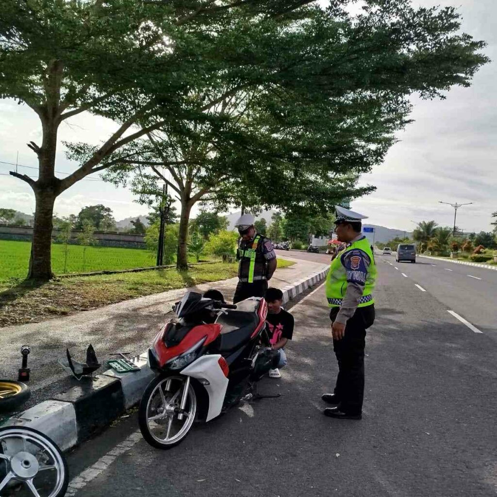 Polisi Perketat Pengawasan Jalur Bypass BIL Lombok Barat