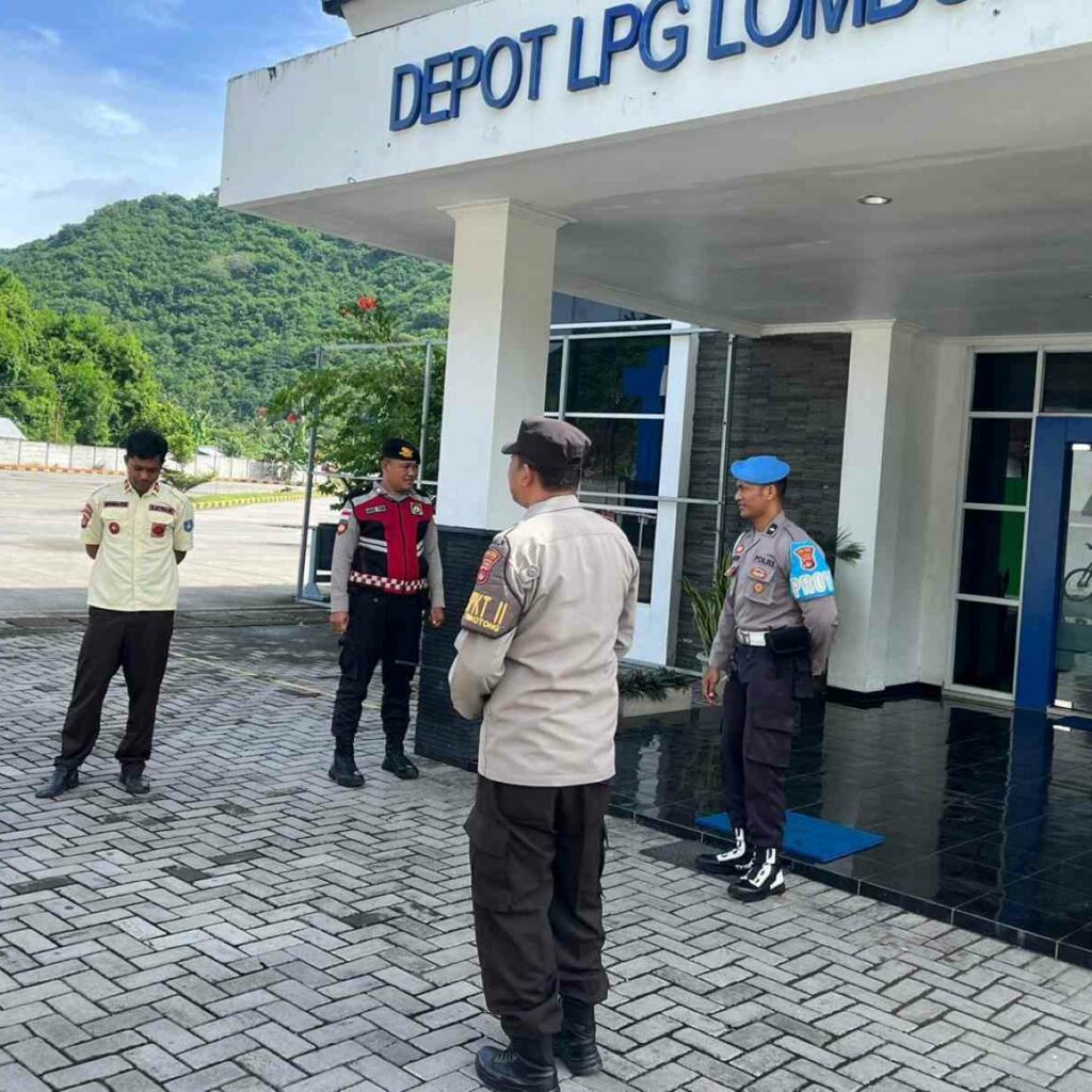 KRYD Polsek Sekotong: Pastikan Distribusi Energi di Depot LPG Aman