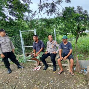 Sat Binmas Polres Bima Kota Laksanakan Cooling System dan Himbauan Kamtibmas di Kelurahan Sambinae
