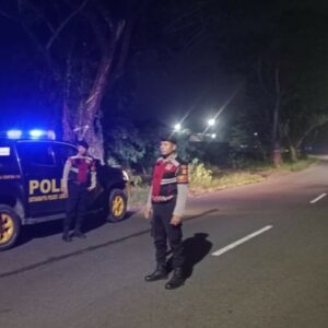 Polres Lombok Barat Gelar Patroli Blue Light di Jalur Bypass BIL II