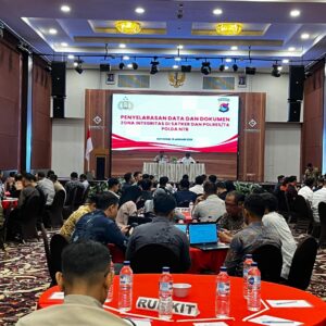 Perkuat Reformasi Birokrasi, Polda NTB Selaraskan Data Zona Integritas 2026