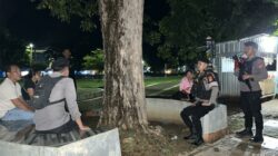 ‎Cegah Kejahatan 3C, Unit Turjawali Sat Samapta Polres Bima Kota Gelar Patroli Dini Hari