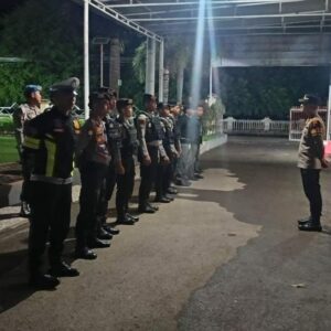 Mencegah Kerawanan Kamtibmas di Malam Hari, Pamapta Polres Bima Rutin Menggelar Patroli KRYD